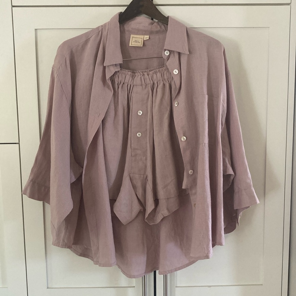 Women's Mauve Pajama Set